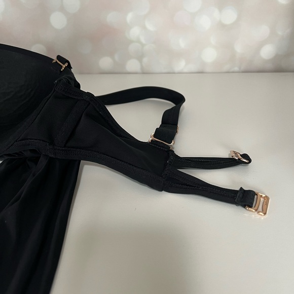 GABI FRESH Black Swim Top 16 D/DD - Picture 8 of 10